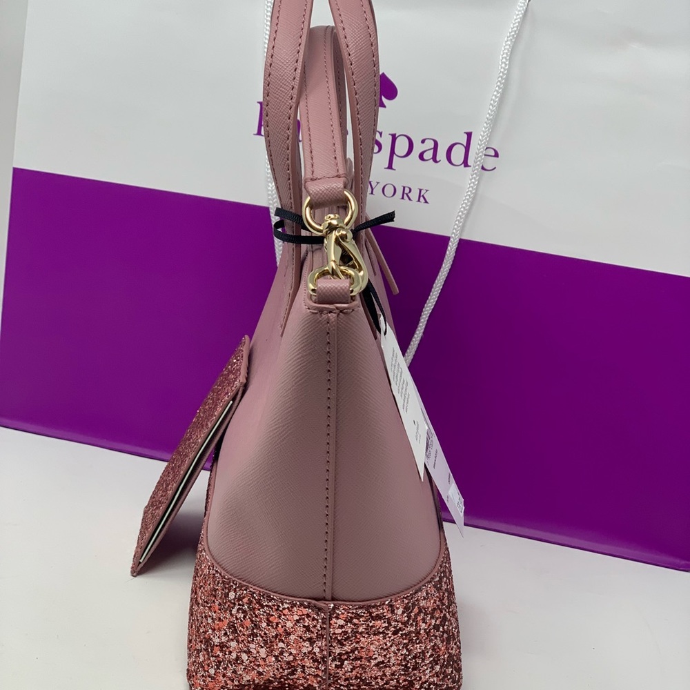 Kate spade Greta court ina pink glitter bag+wallet - Picture 3 of 8